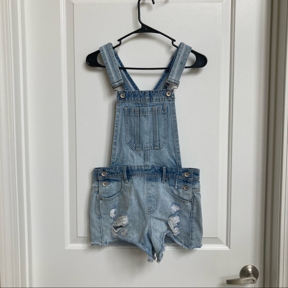 Denim Forever 21 short overalls - Picture 1 of 10
